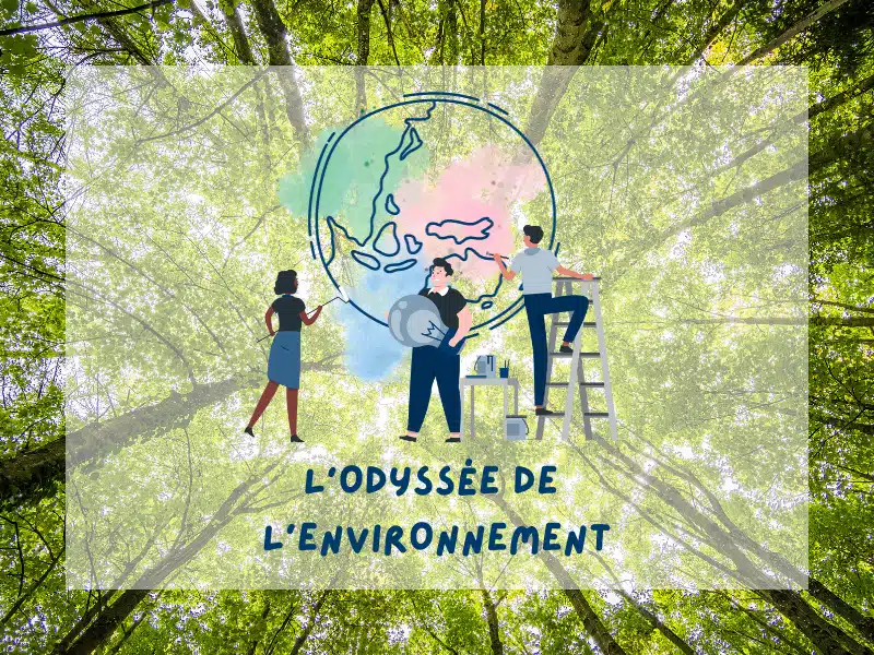 logo team building creatif odyssée de l'environnement