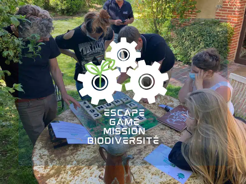 logo escape game mission biodiversité