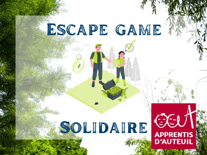 logo escape game solidaire apprenti auteuil